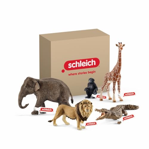 schleich 72286 Wild Life Bundle Tierset, ab 3 Jahren, WILD LIFE - Spielfigur, 21 x 21 x 20 cm, exklusiv bei Amazon von SCHLEICH