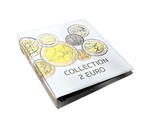 Midi-M & Schulz Münzalbum für 200 Stück 2 Euro Münzblatt Sammelalbum (Weiß 2euro)… von SCHULZ