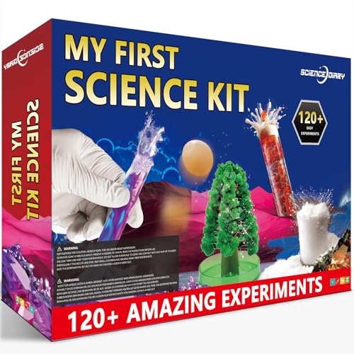 SCIENCE DIARY Meine Ersten 120+ Experimente für Kinder ab 8 10 - Geschenk Junge 8 9 10 11 12 Jahre, Experimentierkasten und Chemiebaukasten, STEM Spielzeug Coole Jungen Mädchen von SCIENCE DIARY