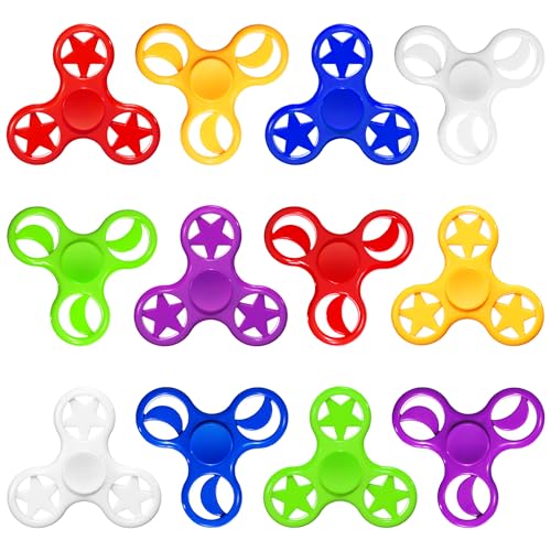 SCIONE 12er Pack Fidget Spinner – Bunte Hand Spinner für Kinder & Erwachsene – Lustiges Stressabbau- & Konzentrations Spielzeug für Klassenräume, Preise & Partybeutel SCIONE 12er Pack Fidget Spinner – Bunte Hand Spinner für Kinder & Erwachsene – Lustiges Stressabbau- & Konzentrations Spielzeug für Klassenräume, Preise & Partybeutel von SCIONE