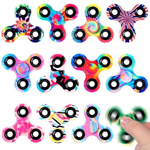 SCIONE 12er Pack Fidget Spinner - Premium Stressabbau-Set für Kinder (6,3 cm) | Farbige Finger Spinner | Fidget Toys für Konzentration & Angstlinderung | Ideal als Klassenraumgeschenke & Partybeutel SCIONE 12er Pack Fidget Spinner - Premium Stressabbau-Set für Kinder (6,3 cm) | Farbige Finger Spinner | Fidget Toys für Konzentration & Angstlinderung | Ideal als Klassenraumgeschenke & Partybeutel von SCIONE