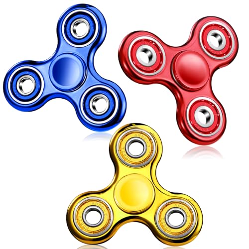 SCIONE 3Stück Fidget Spinner Sensorisches Hand Zappelspielzeug, Angst Stress Relief Geburtstag Ostern Geschenke für Kinder Jungen Mädchen Erwachsene von SCIONE