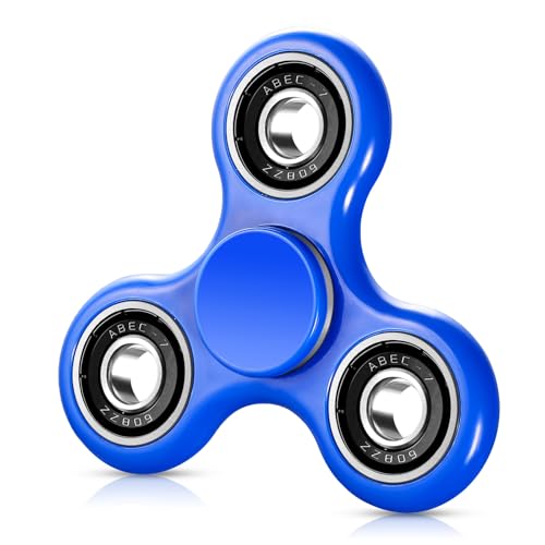 SCIONE Fidget Spinner Sensory Hand Fidget Spielzeug,Angst Stress Relief Party Geschenke für Kinder und Erwachsene Goodie Bag Stuffers(Blau) von SCIONE