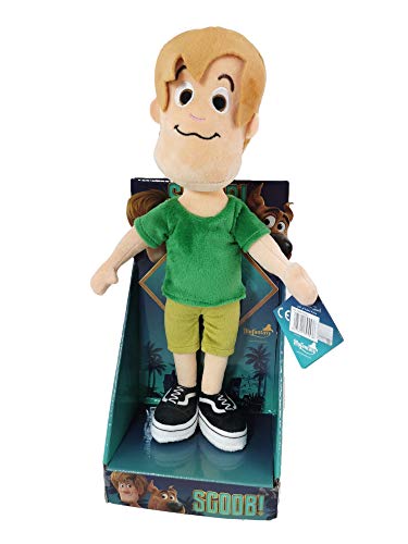 SCOOB! Scooby DOO - Plüschtiere Mit Display des Neuen Films Superweiche Qualität - 28 Weitläufig. (Shaggy (Junge) 35cm) von SCOOB!