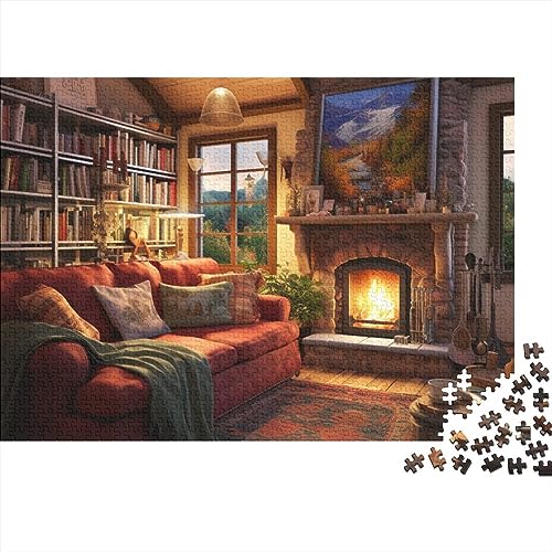 Cosy Room Puzzle 300 Teile Cosy Chalets， 300pcs (40x28cm) Puzzles Für Erwachsene Klassische Puzzles 300 Teile Erwachsene Puzzles Erwachsene von SCOOVY