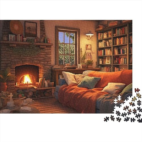 Cosy Room Puzzle 300 Teile Cosy Chalets， 300pcs (40x28cm) Puzzles Für Erwachsene Klassische Puzzles 300 Teile Erwachsene Puzzles Erwachsene von SCOOVY