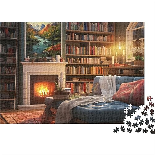 Puzzle Cosy Room,Puzzle Für Erwachsene,Impossible Puzzle,uzzle Farbenfrohes Legespiel, Cosy Chalets Erwachsenenpuzzle 300pcs (40x28cm) von SCOOVY