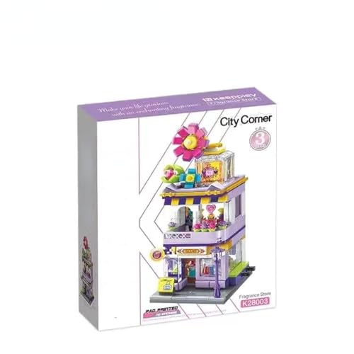 SCTCACR Keeppley Blocks Kinder Gebäude Spielzeug Mädchen Puzzle Stadt Straße Ecke Home Decor Geschenk K22001 K22002 K22003 K22004 K22005 (with original Box,K28003) von SCTCACR