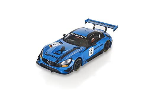 SCX - Original Rennwagen - Slot Car im Maßstab 1:32 (Mercedes AMG GT3 Black Falcon) von SCX