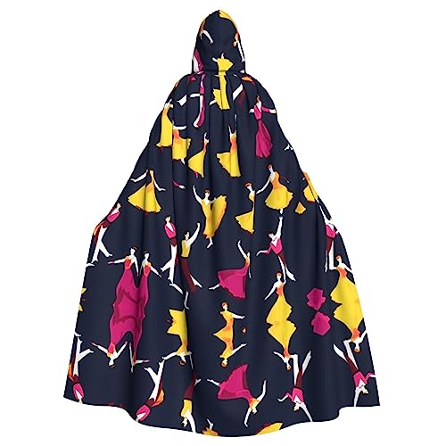 SDEGTHO Ballsaal Dance kleines Muster Erwachsene Kapuzenumhang Umhang Halloween Hexenkostüm für Damen und Herren Cosplay Kostüme SDEGTHO Ballsaal Dance kleines Muster Erwachsene Kapuzenumhang Umhang Halloween Hexenkostüm für Damen und Herren Cosplay Kostüme von SDEGTHO