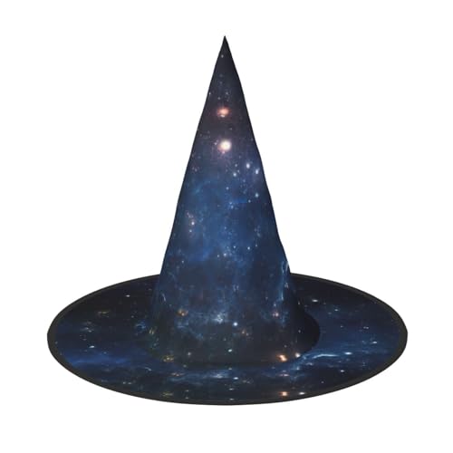 Galaxie Weltraum Sternenhimmel Druck Party Hut Halloween Karneval Hexen Hüte für Mottopartys Cosplay Urlaub Dekor von SDFHU