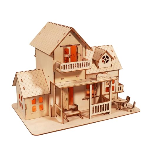3D Puzzle DIY Süßes Haus Miniatur-Bausatz Mit LED-Blitz Holzbausatz Bausatz Erwachsene Weihnachts Geburtstag Geschenke Hobbies Für Frauen 3D Puzzle DIY Süßes Haus Miniatur-Bausatz Mit LED-Blitz Holzbausatz Bausatz Erwachsene Weihnachts Geburtstag Geschenke Hobbies Für Frauen von SDYAYFGE