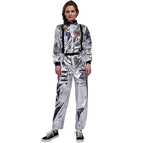 SEA HARE Astronautenoverall Kostüm für Erwachsene (Damen ohne Hut) von SEA HARE