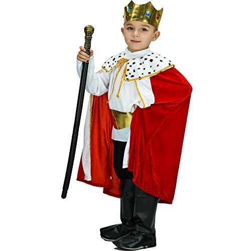 SEA HARE Kind Fantasy King Robe und Krone Set Kostüm (10-12 Jahre) von SEA HARE