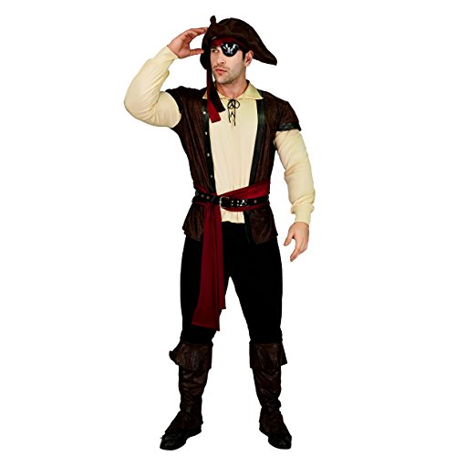 SEA HARE Luxus-Pirate Kostüm-Outfits für erwachsene Männer (One Size) von SEA HARE