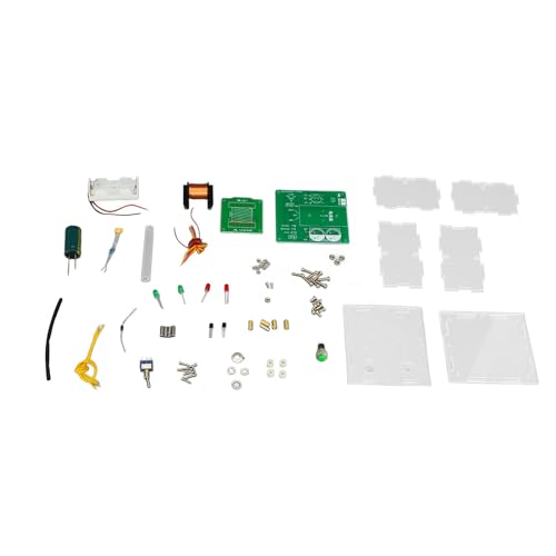 Hochspannung Elektromagnetische Kanonen - -Kit -Handheld -Spulenspielzeug Tragbarer Mini -Spark -Bogengenerator mit Acryl -Caser -Unterricht 100V von SEAFRONT