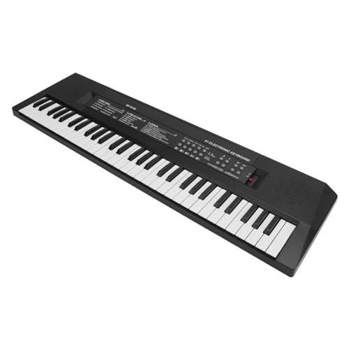 Mini-Keyboard-Klavier, 61 Tasten, Frühes Lernen, Elektronisches Keyboard-Klavier, Tragbares Musikinstrument mit Mikrofon von SEAFRONT