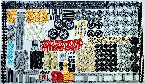 799Pcs MOC Ersatzteile STEM Teile, Autos Zahnräder Achsen Räder Verbinder Baustein Zubehör Teile Sets, Kettenglied Stifte Verbinder Gelenke Ziegelsteine, Stoßdämpfer von SEEMEY