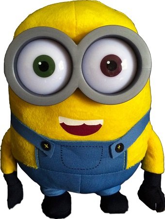 Minion - Bob plüsh 28cm Kunststoff Augen - Gute Qualität - [Minions (Despicable me)] von SEGA