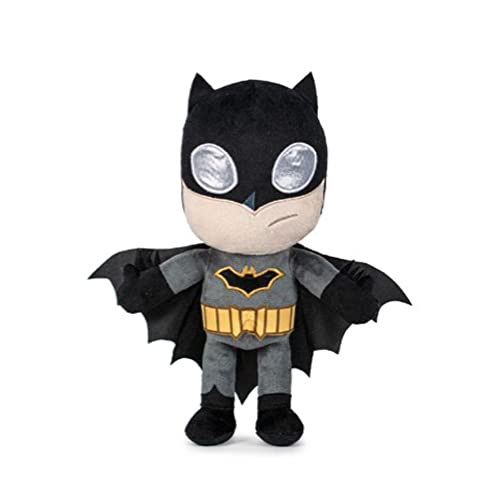 Play by Play Plüschtier für Herren, Fledermaus, 32 cm, super weiche Textur, Spielzeug für Kinder, Batman mit verlängerter Schicht von SEGA