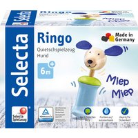 SELECTA 61056 Ringo Hund, Greifling mit Quietsche, 12 cm von SELECTA