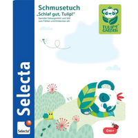 SELECTA 61079 BABYWELT Schmusestuch, Schlaf gut, Tulip, 20 cm von SELECTA