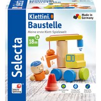 SELECTA 62075 Baustelle, Klett-Stapelspielzeug, 8 Teile von SELECTA