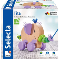 SELECTA 62101 KLEINKINDWELT Tita, Nachzieh-Elefant von SELECTA