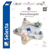 SELECTA 64029 bellybutton Sternchenspiel, Mobiles Erlebnisbrett aus Holz, 19 cm von SELECTA