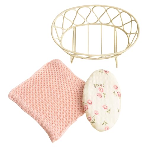 SELVFZ Miniatur Babybett Wiegenbett Mit Kissen Und Für 1/12 Puppenhäuser Perfekt Für Kinder Die Sich Vorstellen Puppendekoration Zu Spielen SELVFZ Miniatur Babybett Wiegenbett Mit Kissen Und Für 1/12 Puppenhäuser Perfekt Für Kinder Die Sich Vorstellen Puppendekoration Zu Spielen von SELVFZ