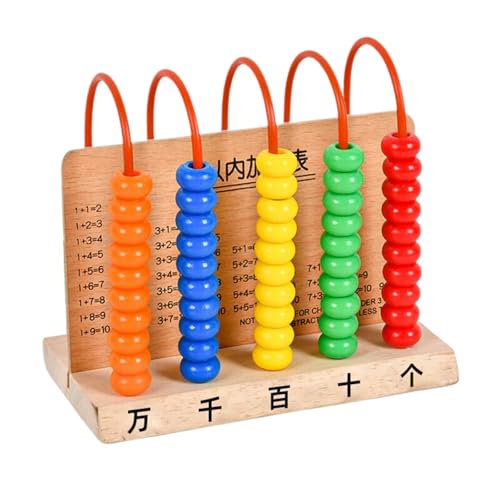 SELVFZ Holzmathematik Lernen Abakus Spielzeug Tragbare Kinder Gehirnentwicklung Vorschuldenken Training Spielzeug Für Kleinkinder Die Zahlenspielzeug Für Die Kinder Zählen SELVFZ Holzmathematik Lernen Abakus Spielzeug Tragbare Kinder Gehirnentwicklung Vorschuldenken Training Spielzeug Für Kleinkinder Die Zahlenspielzeug Für Die Kinder Zählen von SELVFZ