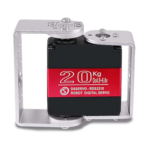 Schwerlast 180 Grad Doppel Metal Gear Servo Motor 20 Kg Moment Industrieantrieb Für Robotikanwendungen Robotik Projektkomponenten Schwerlast 180 Grad Doppel Metal Gear Servo Motor 20 Kg Moment Industrieantrieb Für Robotikanwendungen Robotik Projektkomponenten von SELVFZ