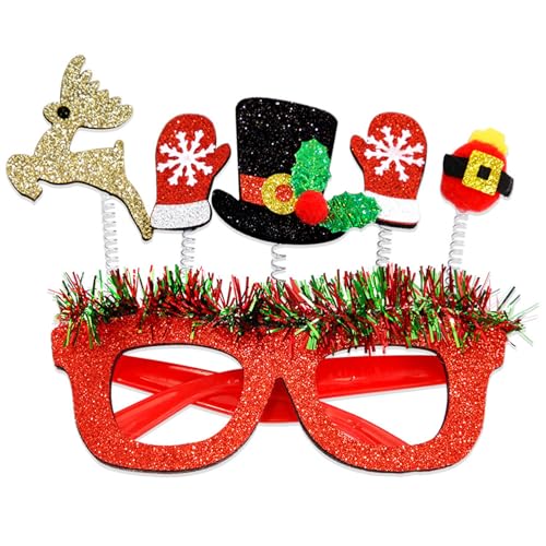 Dekoration Kostüm Brillenrahmen Raffiniert Unisex Brille Brillenrahmen für Weihnachten Feier von SELiLe