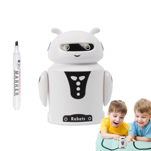 Induktiver Roboter, Induktionsmaschine mit Tracking, Roboter Tier folgt a, tragbares Lernspielzeug Follow Black mit Stift für Kinder, , Mädchen von SENZZ