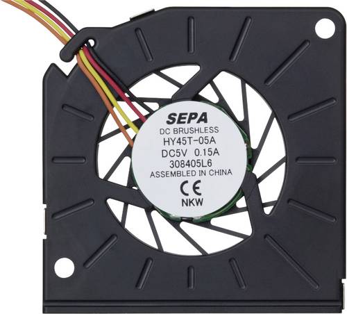 SEPA HY45T05A-830 Radiallüfter 5 V/DC 2.3 m³/h (L x B x H) 45 x 45 x 5mm von SEPA