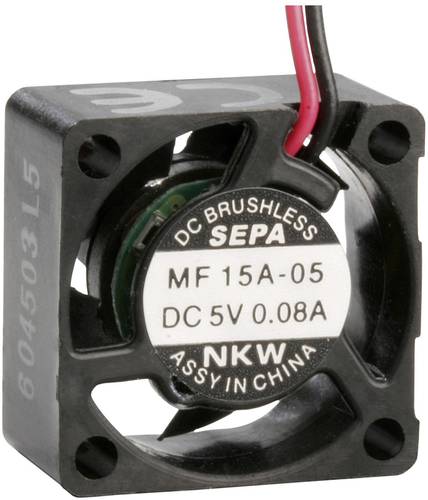 SEPA MF15A05 Axiallüfter 5 V/DC 0.6 m³/h (L x B x H) 15 x 15 x 8mm von SEPA