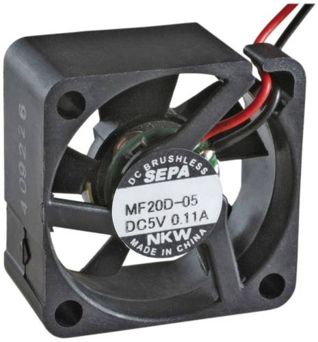 SEPA MF20C05L Axiallüfter 5 V/DC 1.3 m³/h (L x B x H) 20 x 20 x 8mm von SEPA