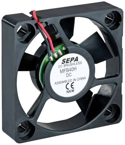 SEPA MFB40H12L-003 Axiallüfter 12 V/DC 7.08 m³/h (L x B x H) 40 x 40 x 10mm von SEPA