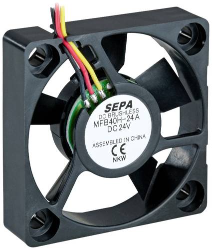 SEPA MFB40H24A-001 Axiallüfter 24 V/DC 11.28 m³/h (L x B x H) 40 x 40 x 10mm von SEPA