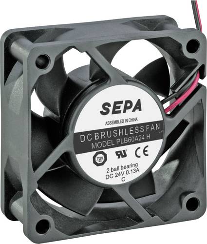 SEPA PLB60A24SE16A Axiallüfter 24 V/DC 36.7 m³/h (L x B x H) 60 x 60 x 25mm von SEPA