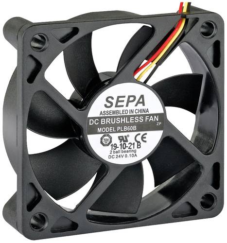 SEPA PLB60B05FSE35A Axiallüfter 5 V/DC 27.6 m³/h (L x B x H) 60 x 60 x 15mm von SEPA