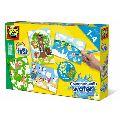 SES Creative® My first Malen mit Wasser - Versteckte Tiere von SES Creative