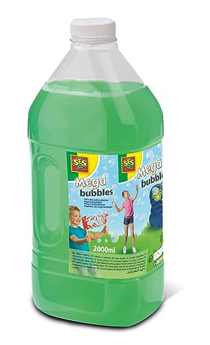 SES Creative 02258 Mega Bubbles-Nachfüllset 2000ml, bunt von SES Creative