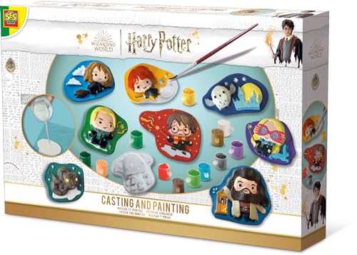 SES Creative 09344 Harry Potter Gips gießen für Kinder Mit Deinen Lieblingscharakteren aus Harry Potter Bastelset Für Kinder von SES Creative