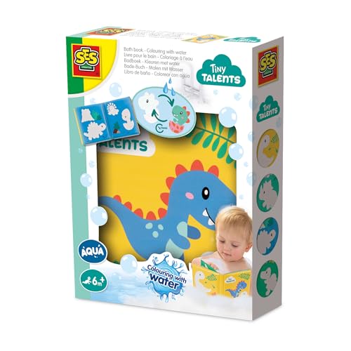 SES Creative 13215 Bade-Buch-Malen mit Wasser Dinos von SES Creative