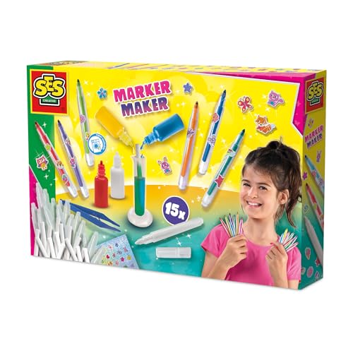 SES Creative 14722 Filzstift-Labor - Kreatives Set für Kinder ab 5 Jahren - Gestalte Filzstifte und verziere sie - Perfekt für kreative Experimente SES Creative 14722 Filzstift-Labor - Kreatives Set für Kinder ab 5 Jahren - Gestalte Filzstifte und verziere sie - Perfekt für kreative Experimente von SES Creative