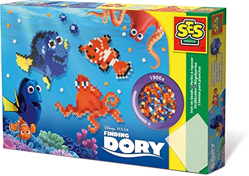 SES Creative 14739 - Bügelperlenset Findet Dory, blau von SES Creative