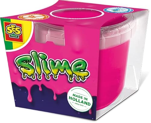 SES Creative 15042 Slime-Neonrosa 140gr von SES Creative