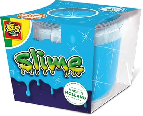 SES Creative 15043 Blauer Glitzerschleim im Becher 140g - Glitzernder Blauer Schleim - Spielzeug - Spielen mit Schleim - Für Kinder Ab 3 Jahren SES Creative 15043 Blauer Glitzerschleim im Becher 140g - Glitzernder Blauer Schleim - Spielzeug - Spielen mit Schleim - Für Kinder Ab 3 Jahren von SES Creative
