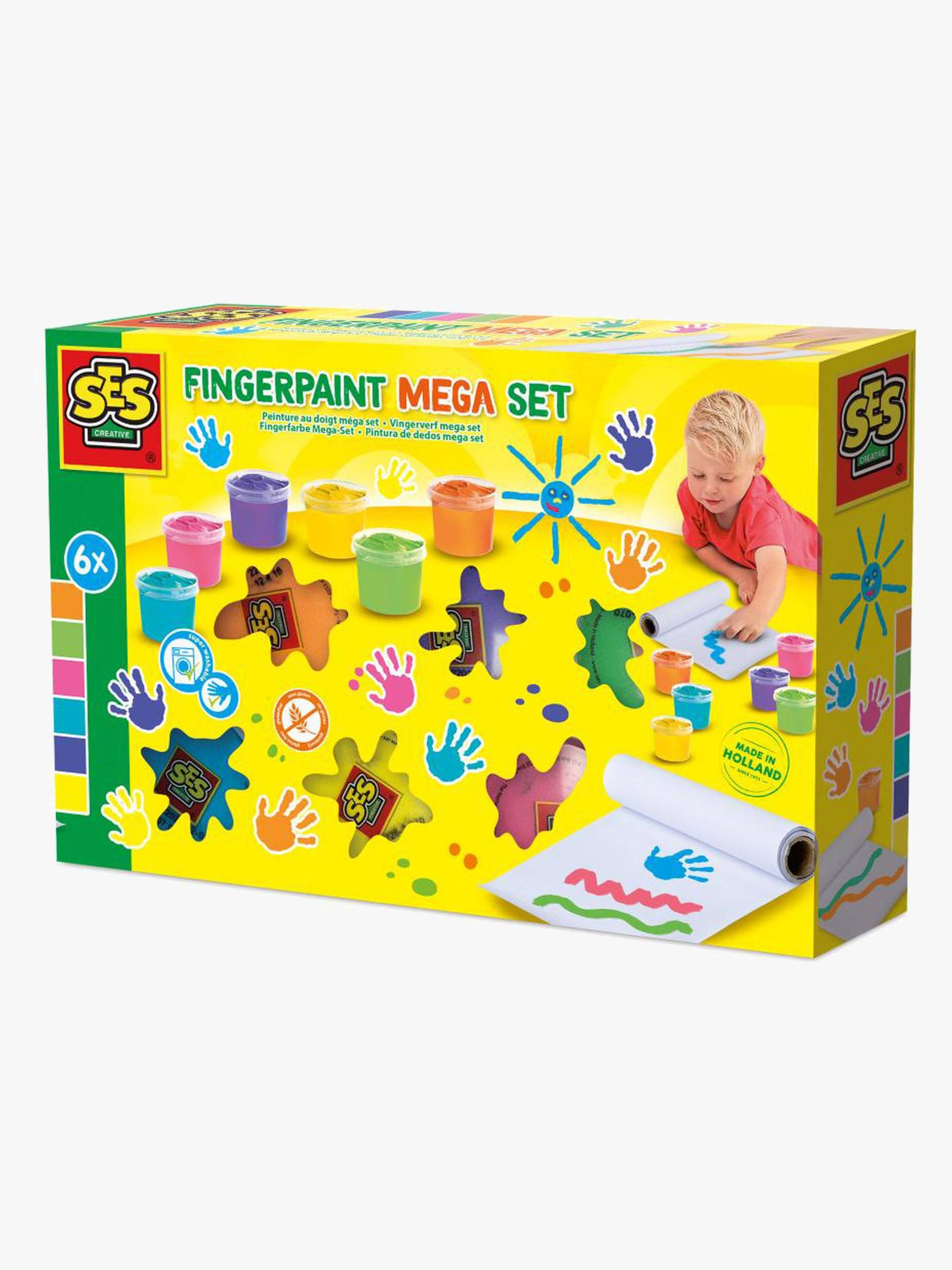 SES Creative Fingerfarbe Mega 6er-Pack SES Creative Fingerfarbe Mega 6er-Pack von SES Creative